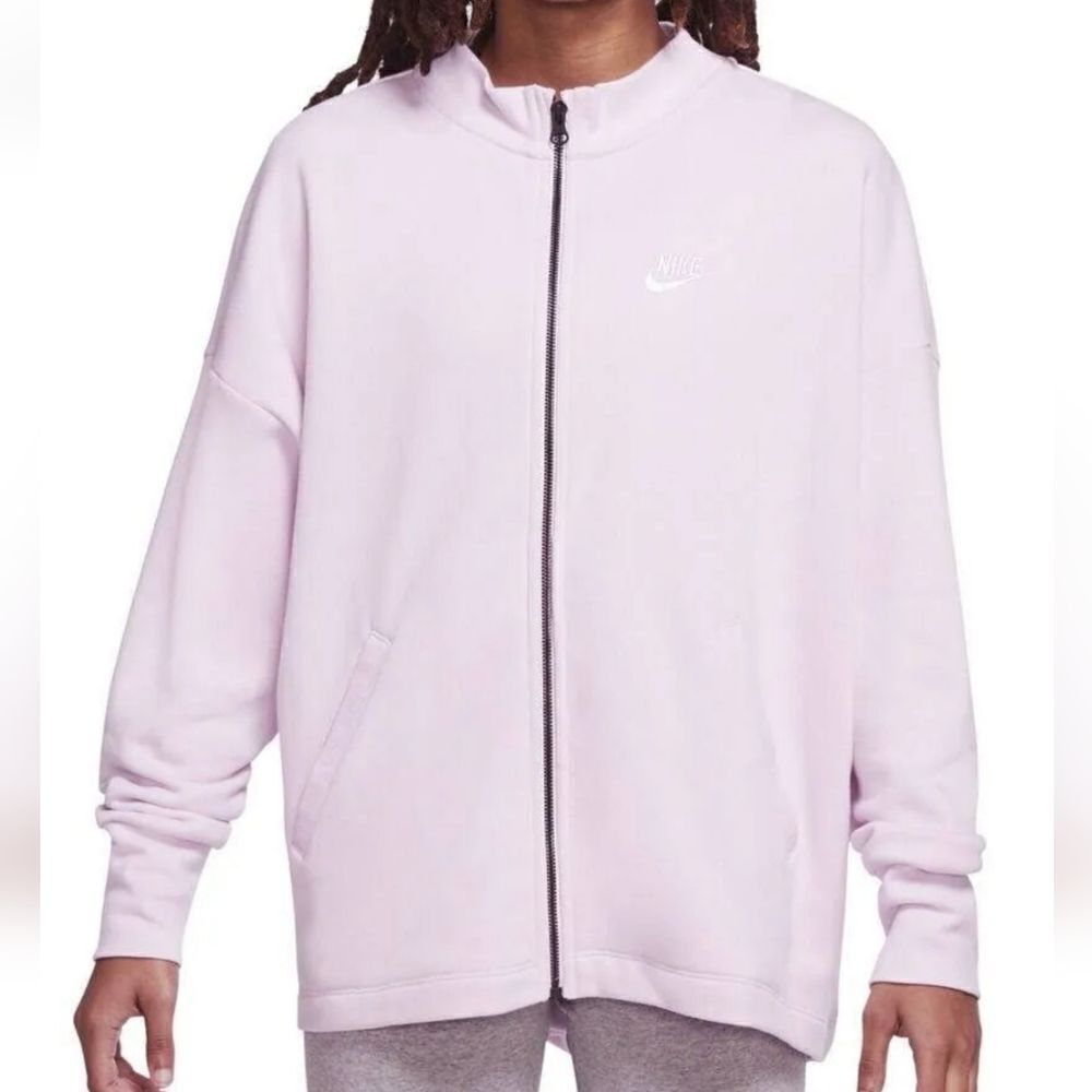 Nike Oversized Fleece Zip Cardigan Jacket Size XL